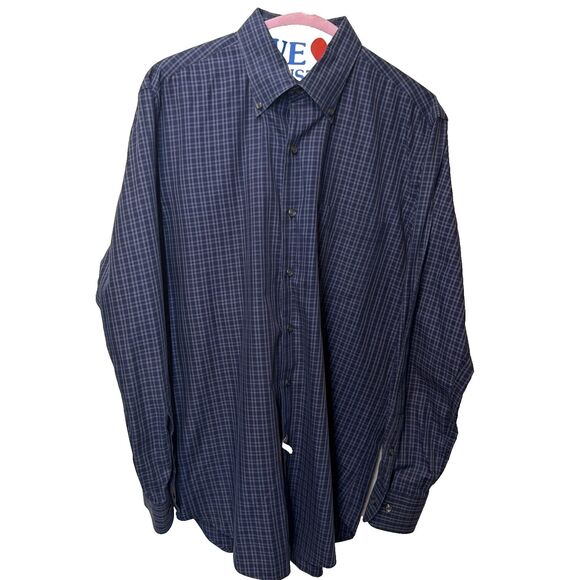 Peter Millar Other - Peter Millar Men’s Plaid Button-Down Shirt Blue M